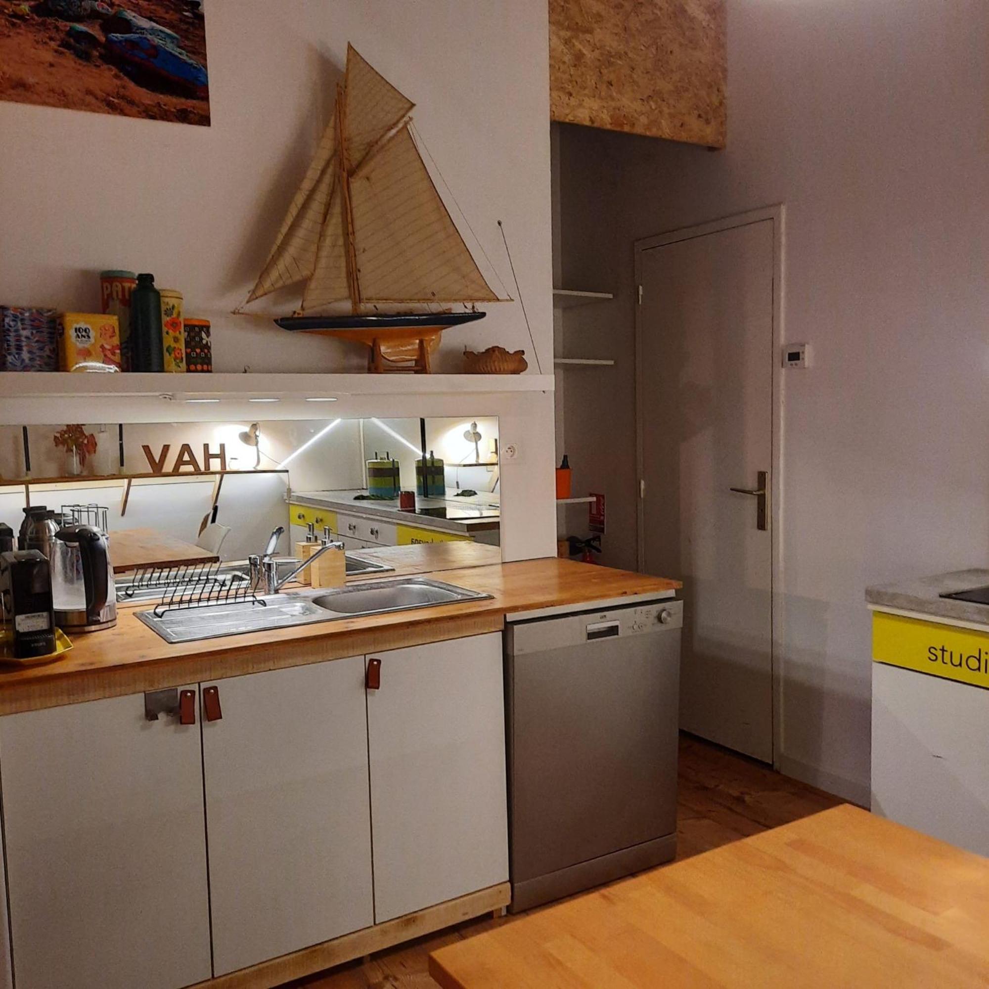 Cosy 4P Loft & Coworking Space 5M Walk To Ski Lift Lejlighed Briançon Eksteriør billede